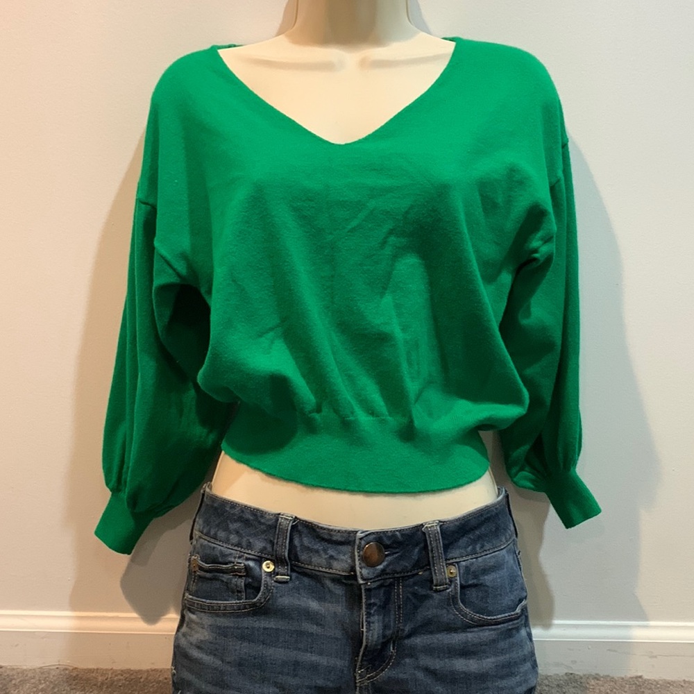 Green sweater